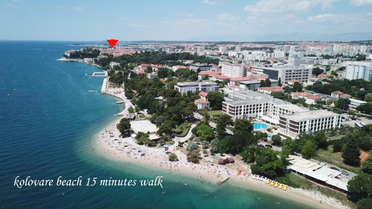 Apartman Junona - Poluotok Na Dlanu 扎达尔 外观 照片